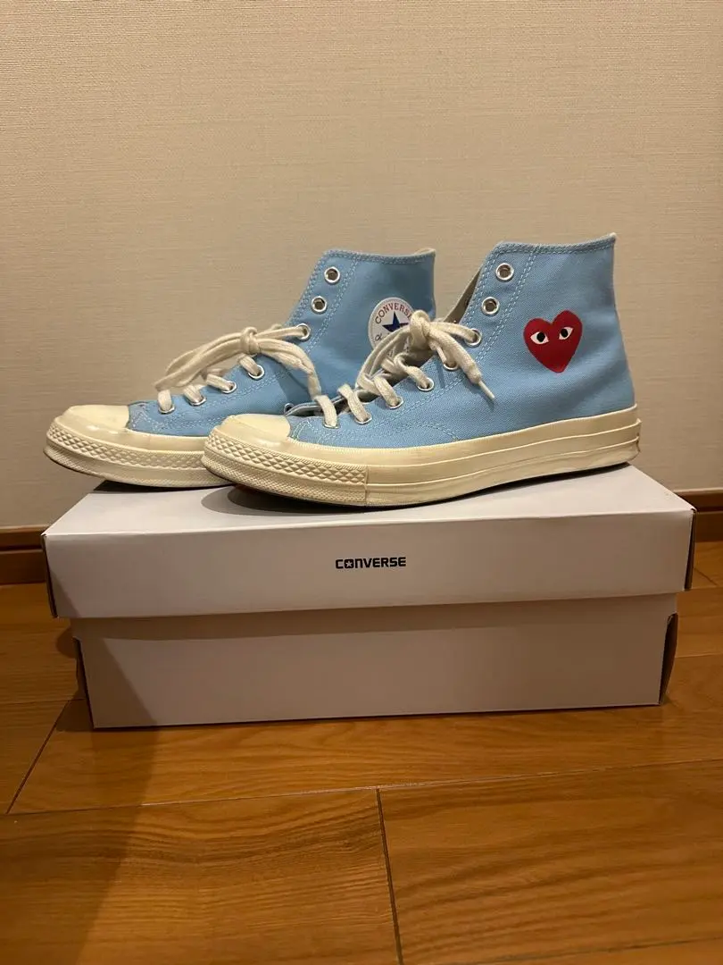 2025年最新】ギャルソン コンバース 青の人気アイテム - メルカリ