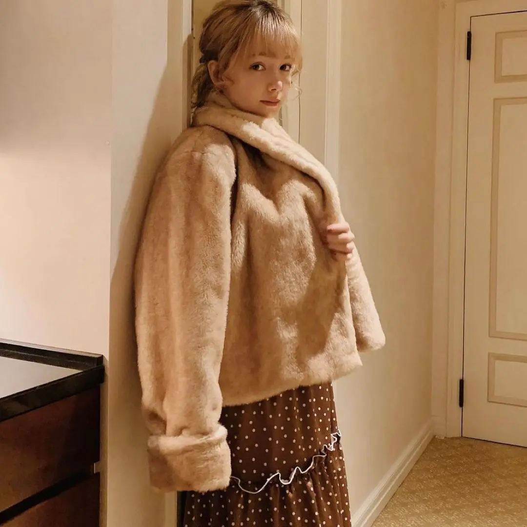Treat ürself fur coat(rabbit) トリートファーコート Treat ürself オリジナルファーコート(rabbit)