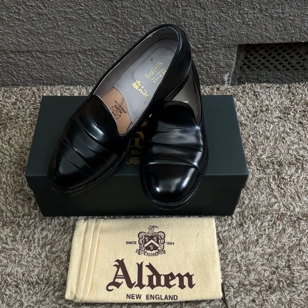 Alden 45610 No.8 コードバン スタンプあり（100日後に履かれる