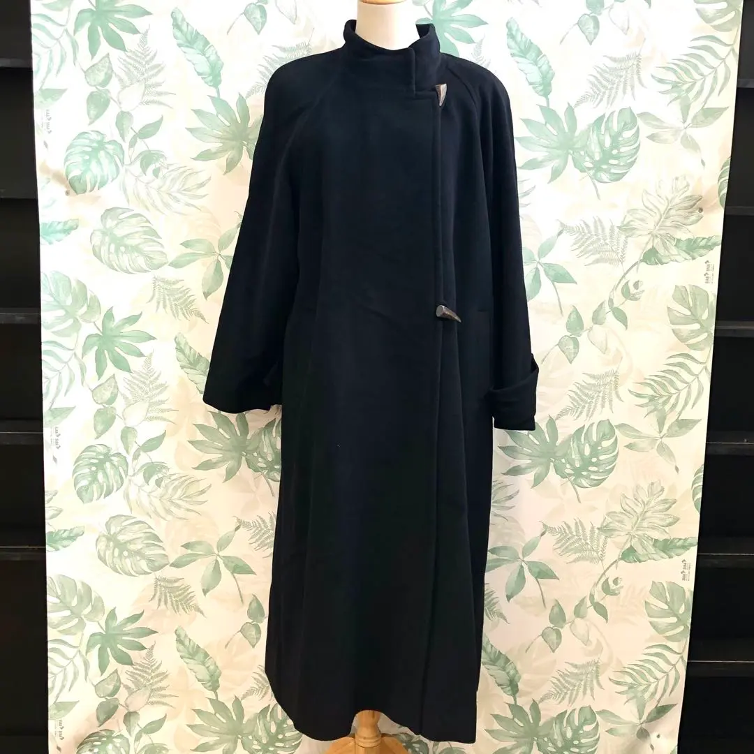 【美品】YELL MIWA 　ヘリンボーン カシミア100％　毛皮　ロングコート 2025年最新】yell miwa コートの人気アイテム - メルカリ