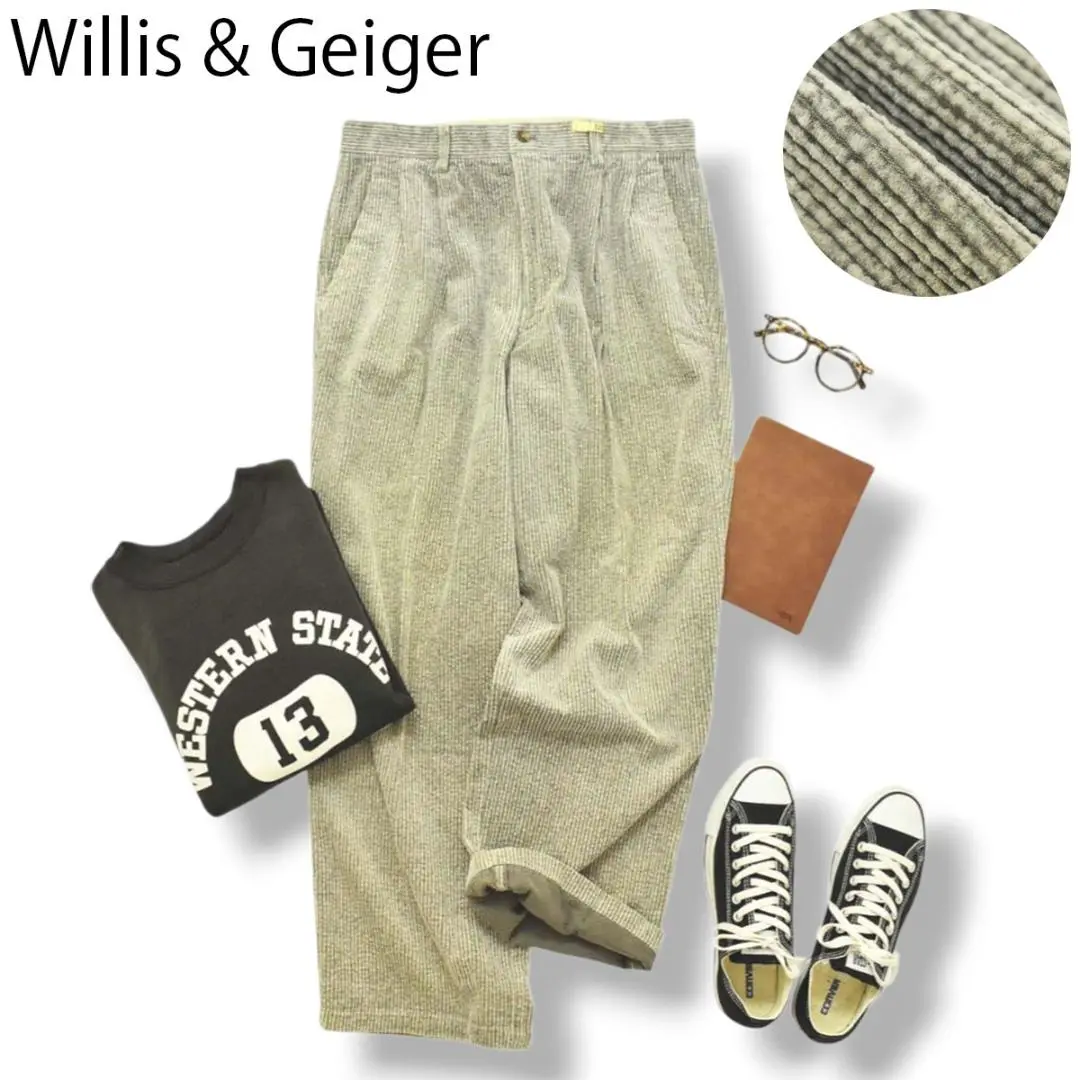 【古い美品】米国製Willis&Geigerブラウン系チェック柄グルガパンツ32 178472043.jpg?cmsp_timestamp=
