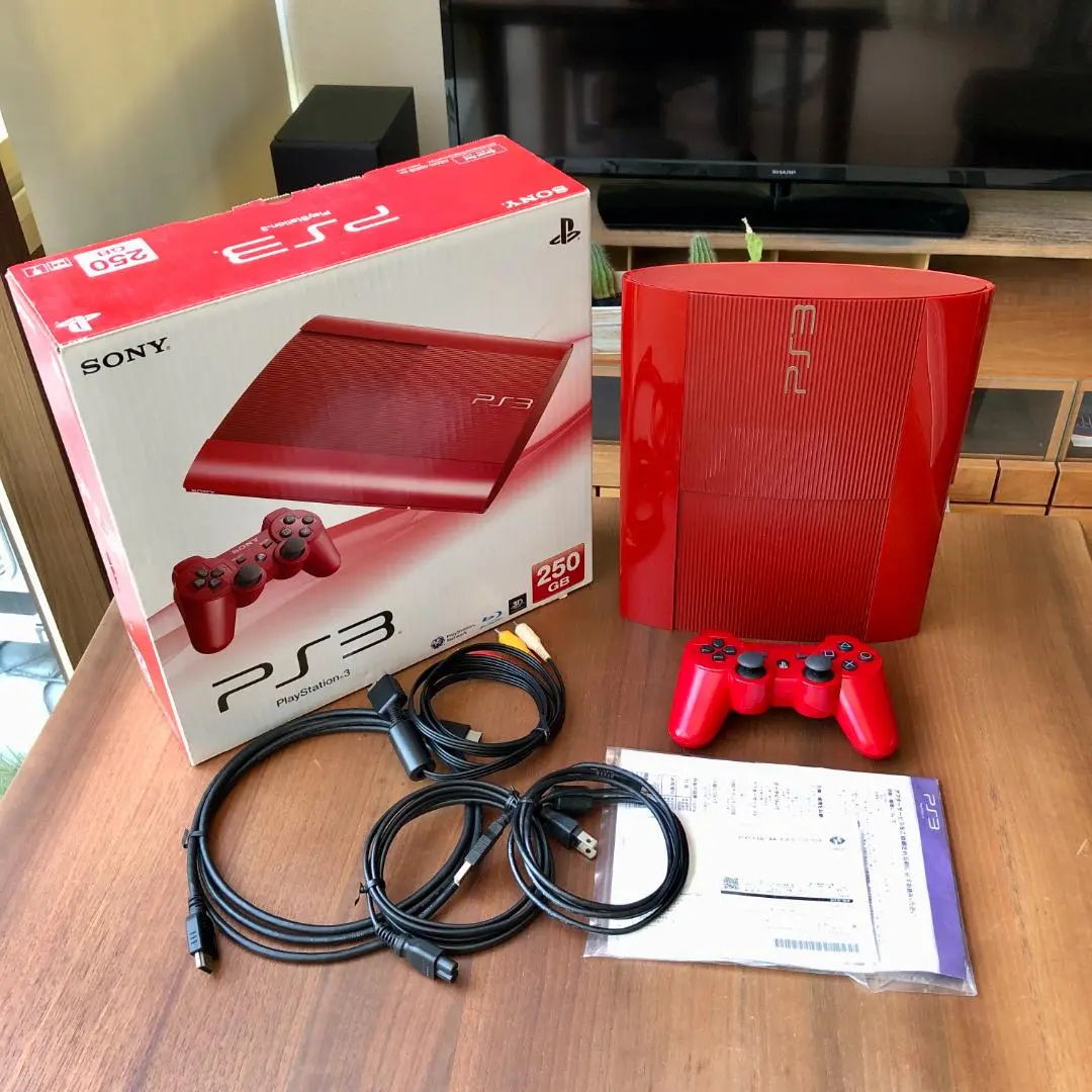 PlayStation3 - 美品✨PS3プレステ3ガーネット・レッド250GB Amazon | 【整備済み品】 PlayStation3 250GB ガーネット