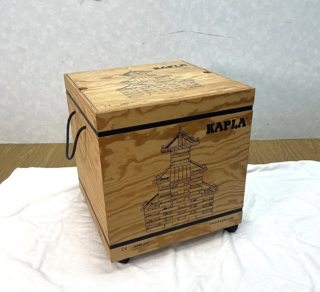 カプラ KAPLA 1000 積み木 996枚 木製 知育玩具 高級積木 楽天市場】カプラ1000 Kapla KAPLA 積み木 木のおもちゃ☆楽天最