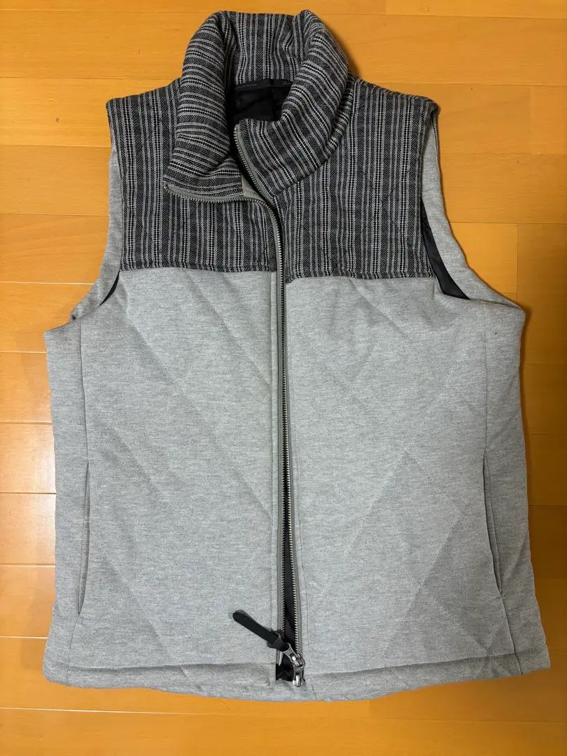 【美品】TETE HOMME　メンズ　ダウンベスト　ブラック　LL 美品】TETE HOMME メンズ ダウンベスト ブラック LL