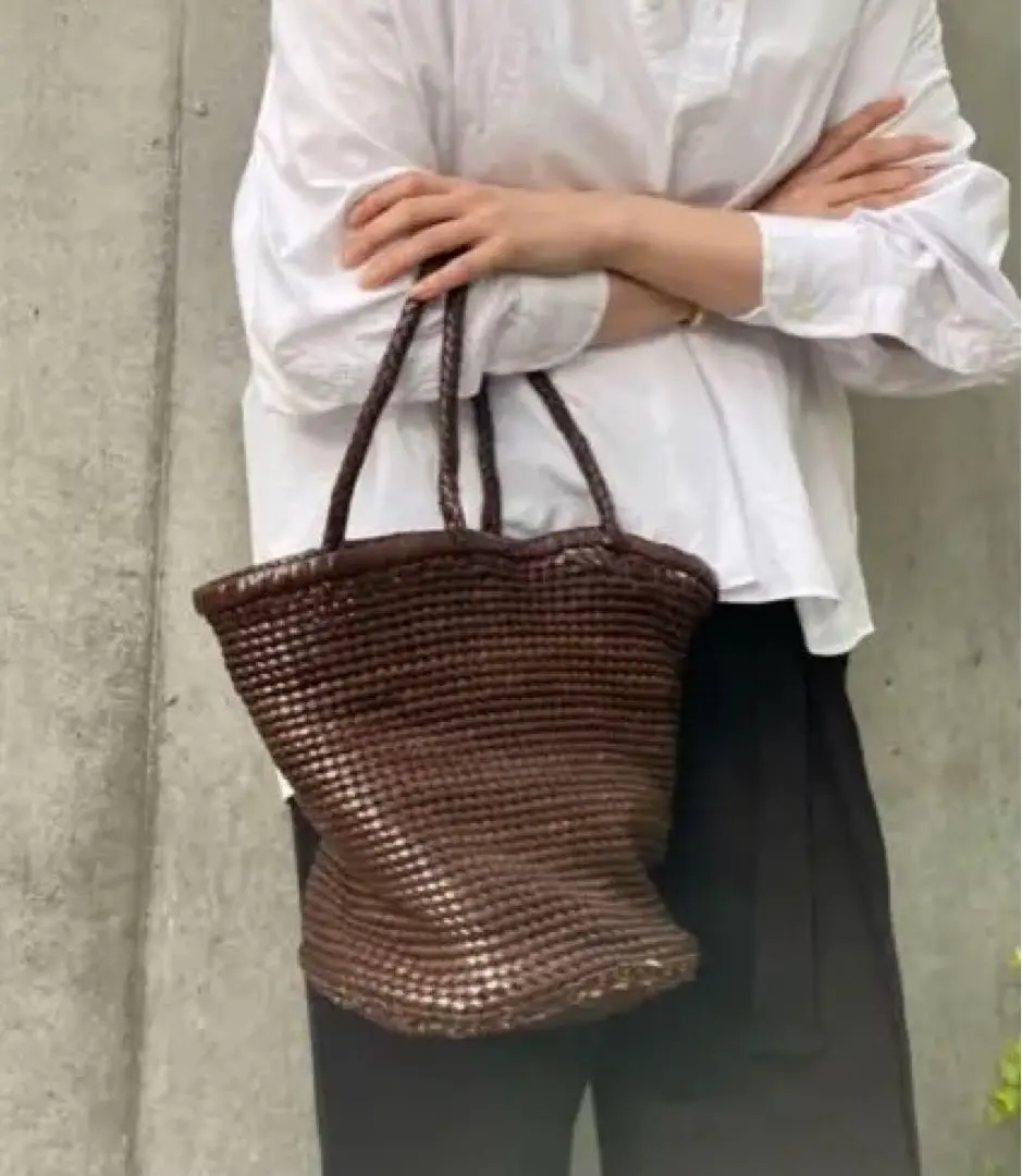 【極美品】DRAGON ドラゴンCHAIN BUCKET BIG バッグ　レザー 極美品】DRAGON ドラゴンCHAIN BUCKET BIG バッグ レザー