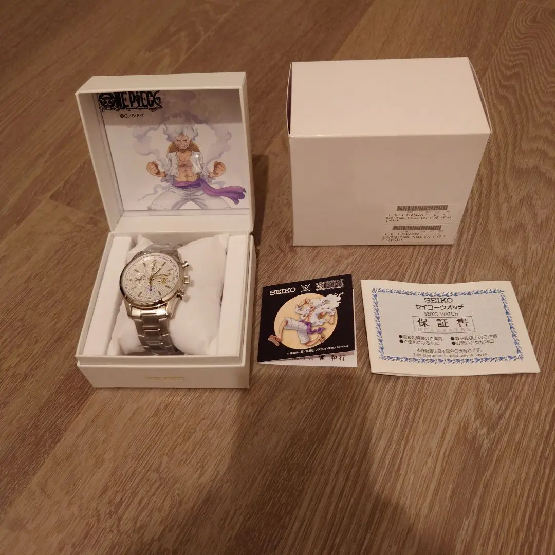 【⭐︎未使用⭐︎】SEIKO×ONEPIECE ギア5【腕時計Mサイズ】 セイコー×ONE PIECE モンキー・D・ルフィ ギア5 エディション