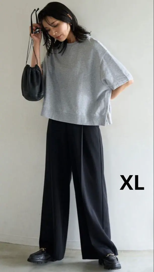 Thumbnail of Unfilo BEAUTY MOVE Tuck Wide Pants XL Black
