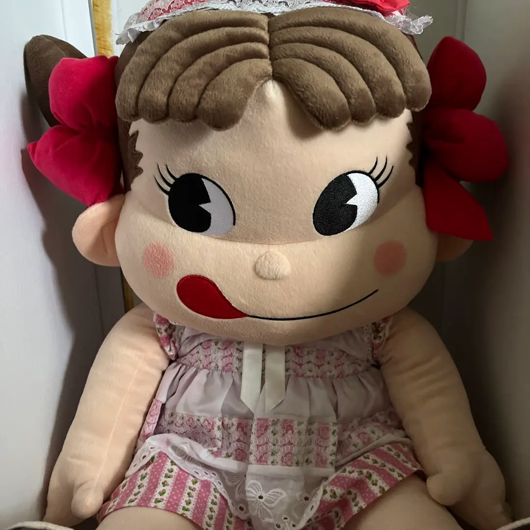 非売品　レア　ペコちゃんのほっぺジャンボクッション ペコちゃんのほっぺジャンボクッション【非売品】【不二家】
