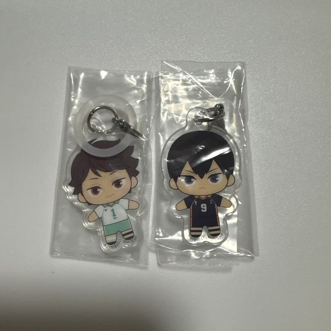Thumbnail of Haikyu!! Flat Mejirushi Accessory - Tobio Kageyama & Toru Oikawa - Set of 2