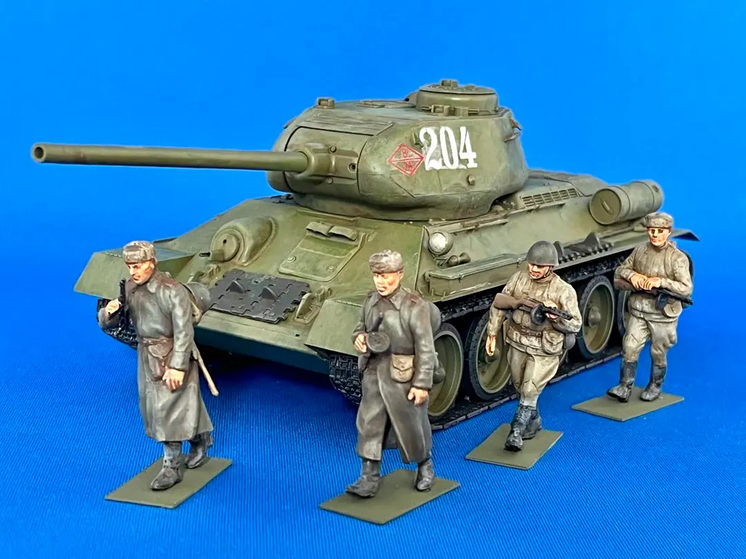 レア タミヤ 1/35 T34/85 完成品 人形４体付き 2025年最新】85 t34 タミヤの人気アイテム - メルカリ