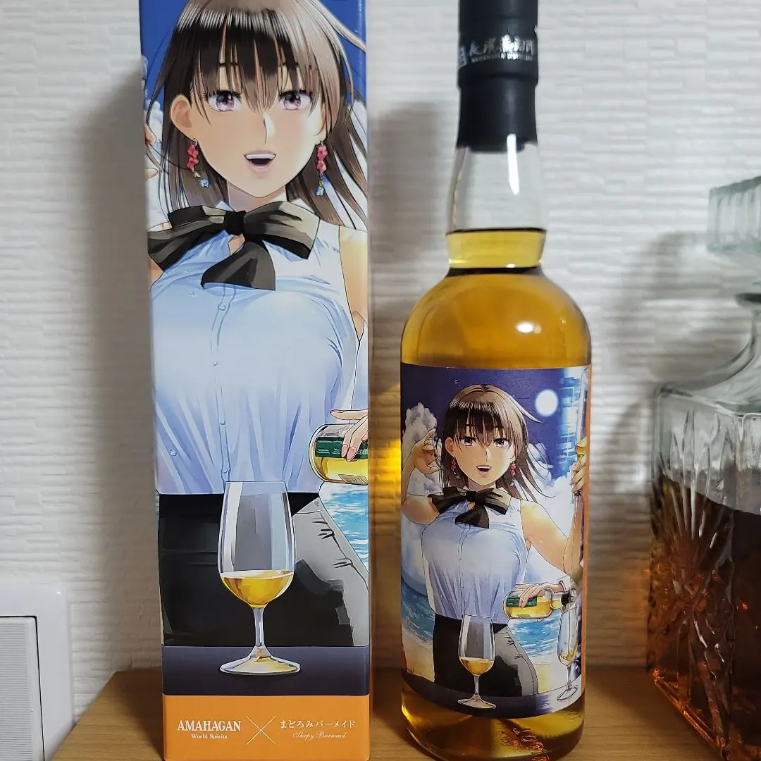 AMAHAGAN✖︎まどろみバーメイド　ウイスキー4本セット　未開栓 長濱浪漫ビール大人気コミックス『まどろみバーメイド』との
