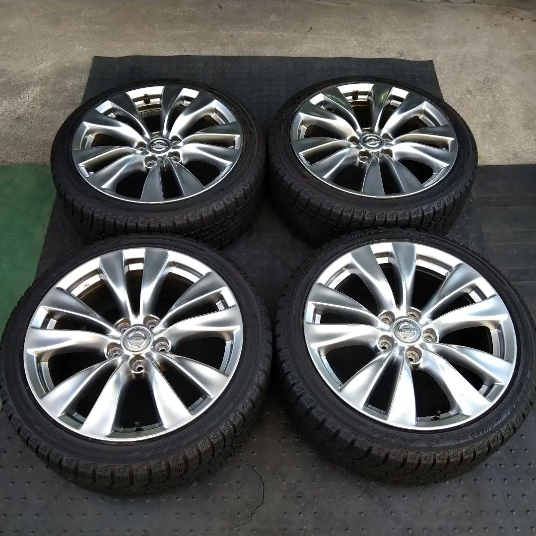 【専用出品】NISSAN エルグランド 純正 18inch 【4本】ハイグロス ニッサン NISSAN エルグランド E52 ライダー純正 ホイール 4本