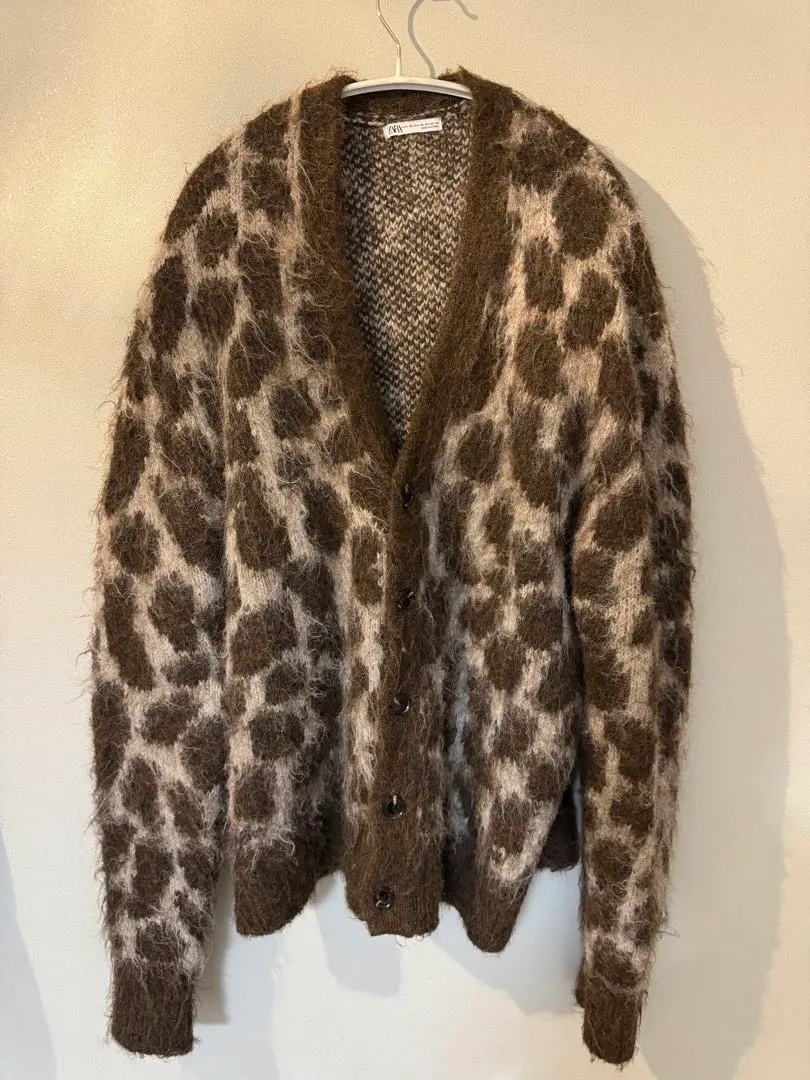 Thumbnail of ZARA Leopard Print Cardigan XL