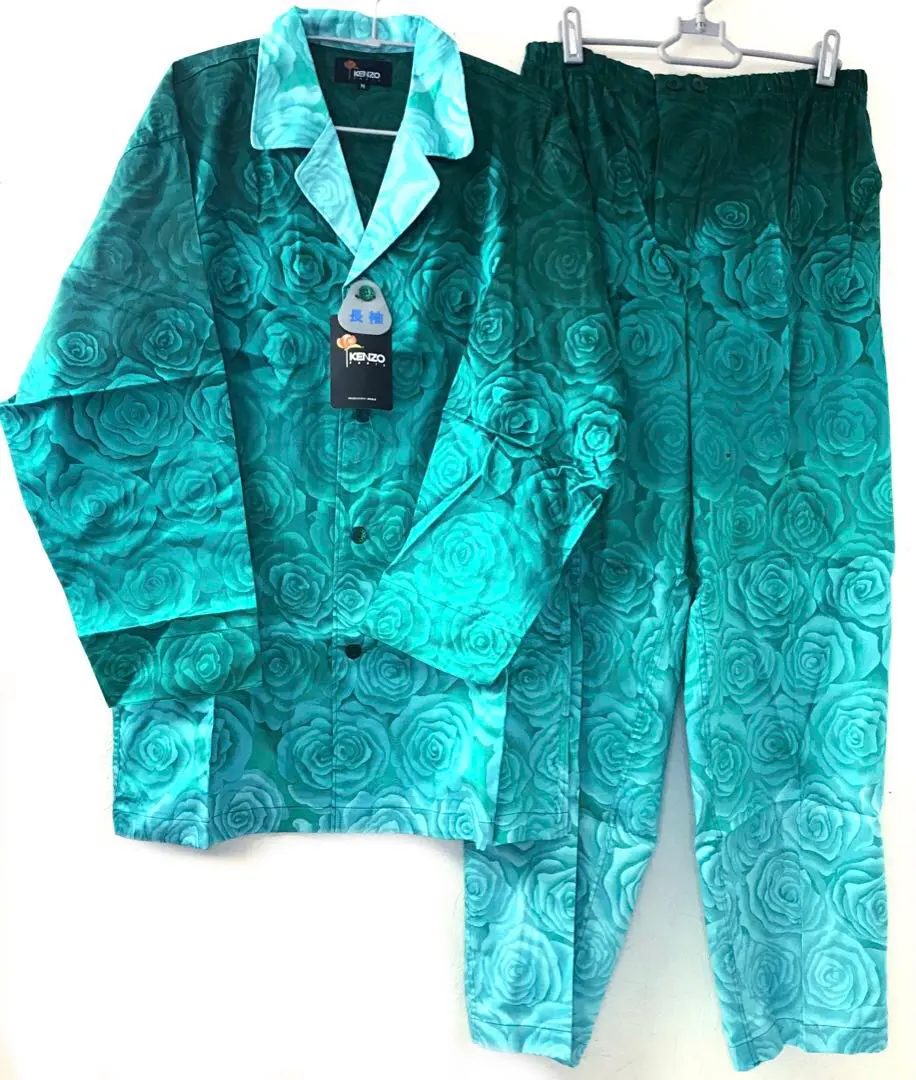 未使用 KENZO ケンゾー 男士 睡衣 M 上下 套裝 玫瑰 的縮圖