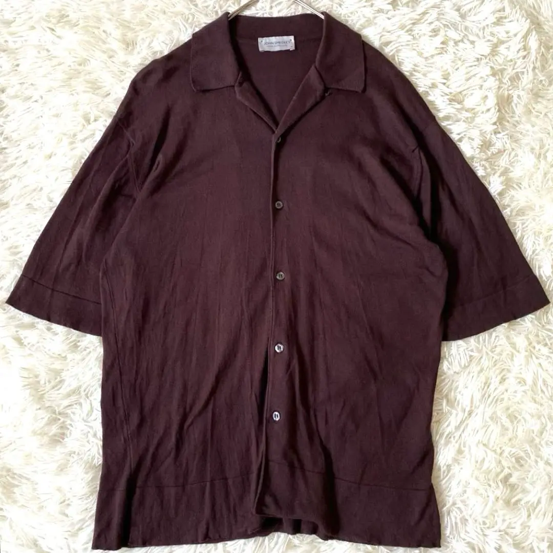 【新品未使用タグ付】ジョンスメドレー オープンカラーシャツ 半袖 ニット 現行 楽天市場】JOHN SMEDLEY ジョンスメドレー 日本別注 オープン