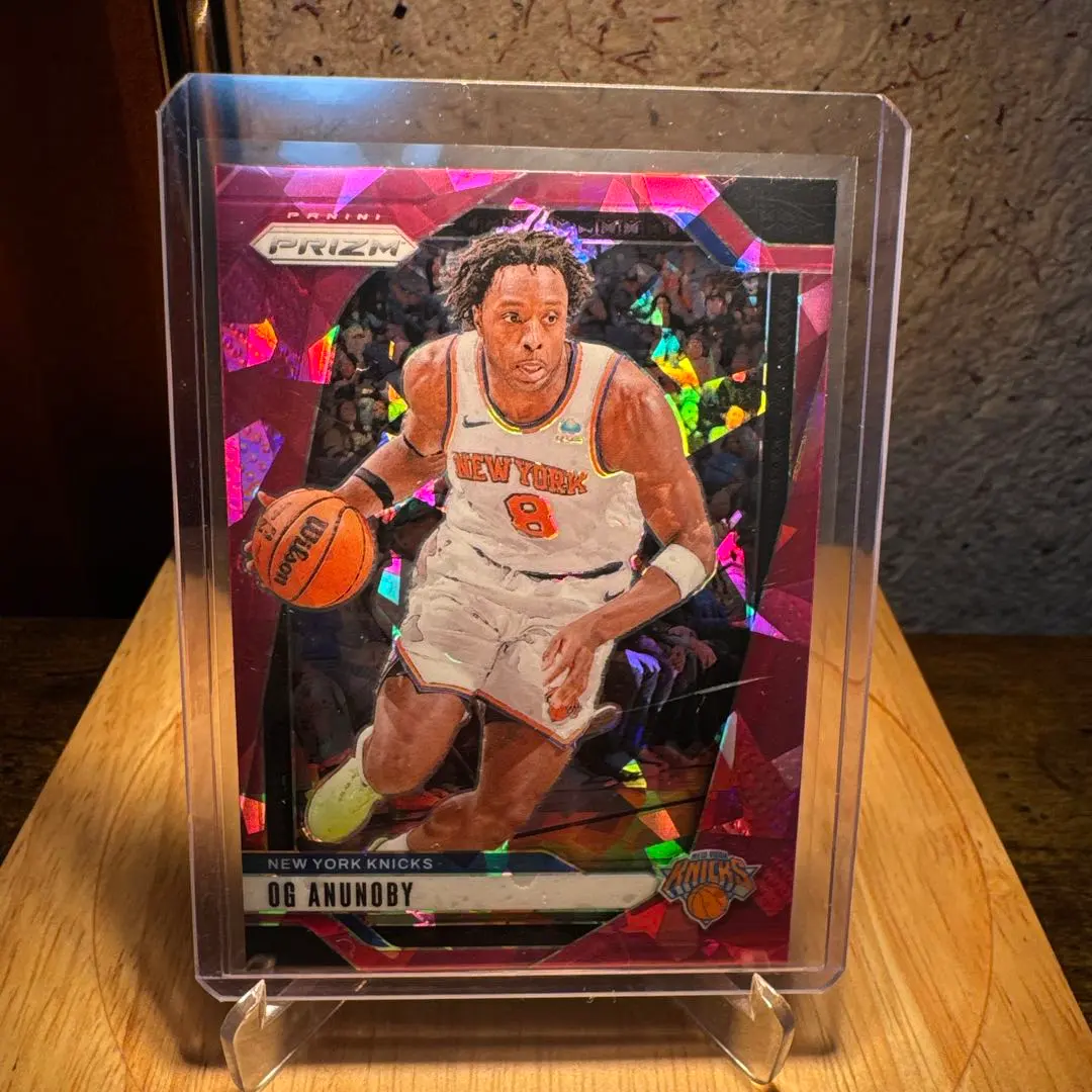 Thumbnail of OG Anunoby Pink Cracked Ice Prizm Card