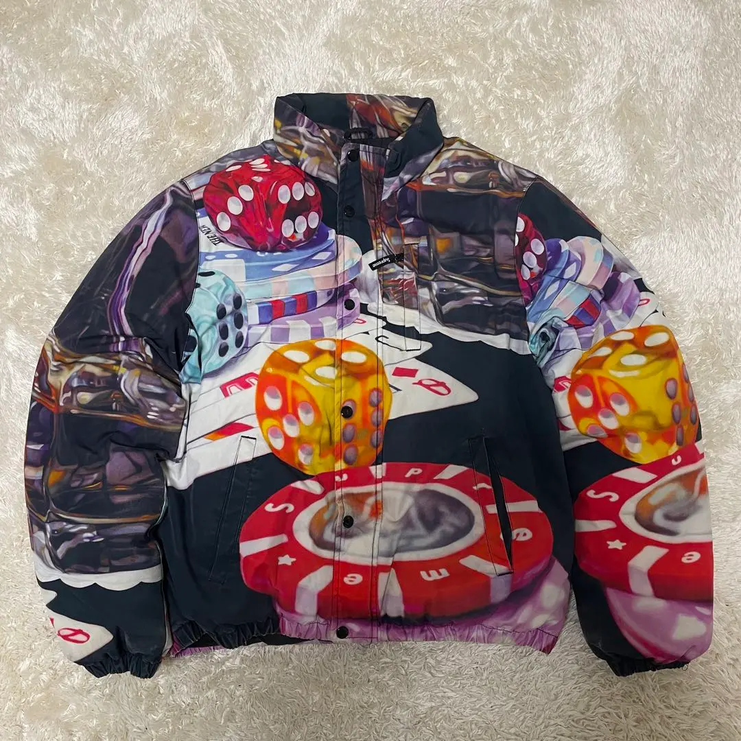 SUPREME18AW CasinoDown Jacketカジノダウンジャケット Supreme-Casino-Down-Jacket-