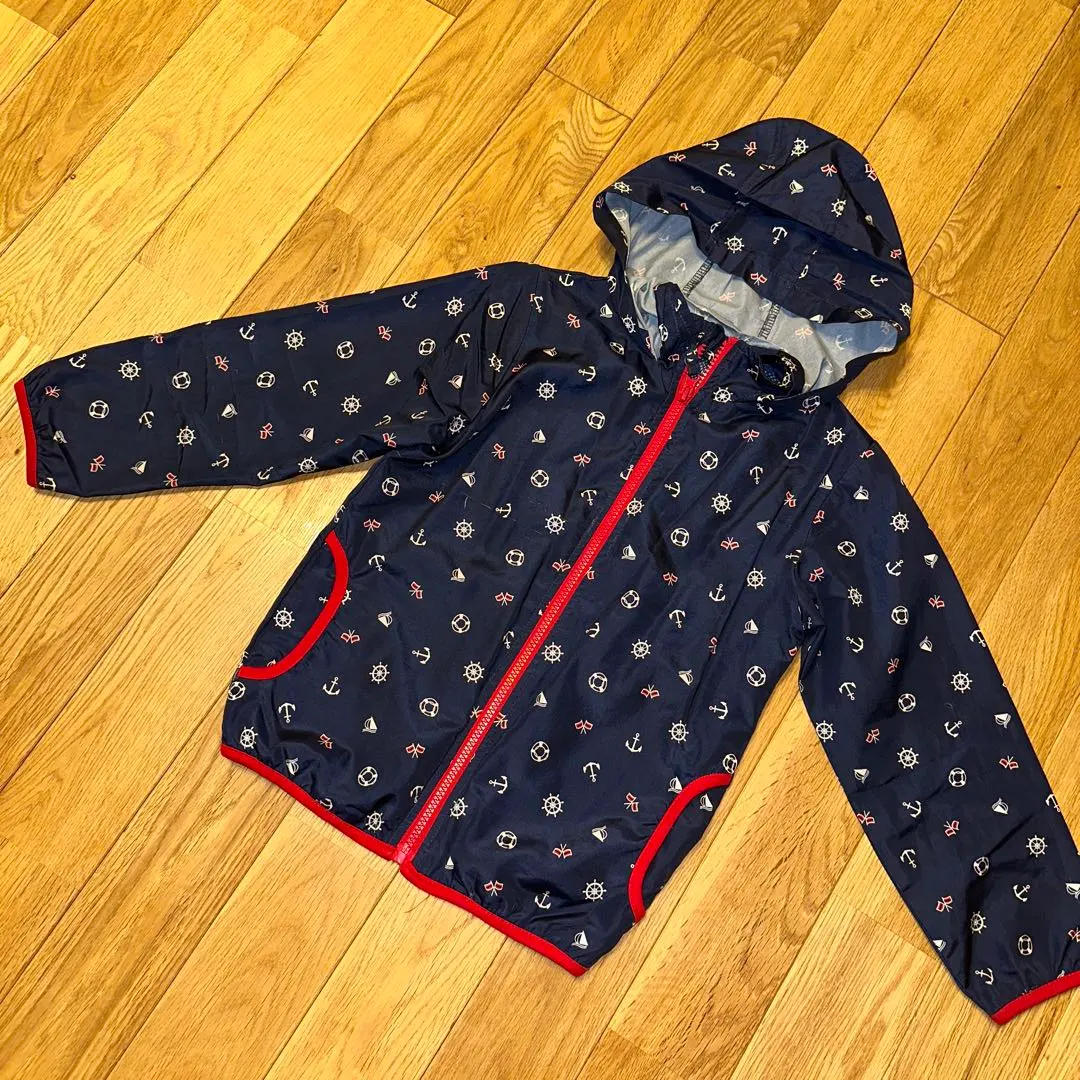 Thumbnail of Navy hooded jumper 120