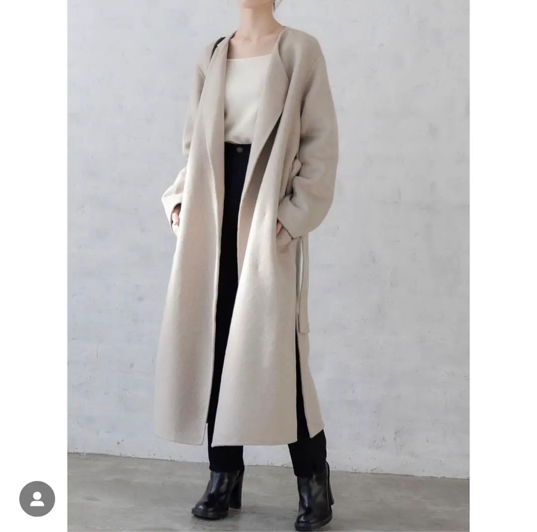 Thumbnail of amel Side Slit Gown Coat