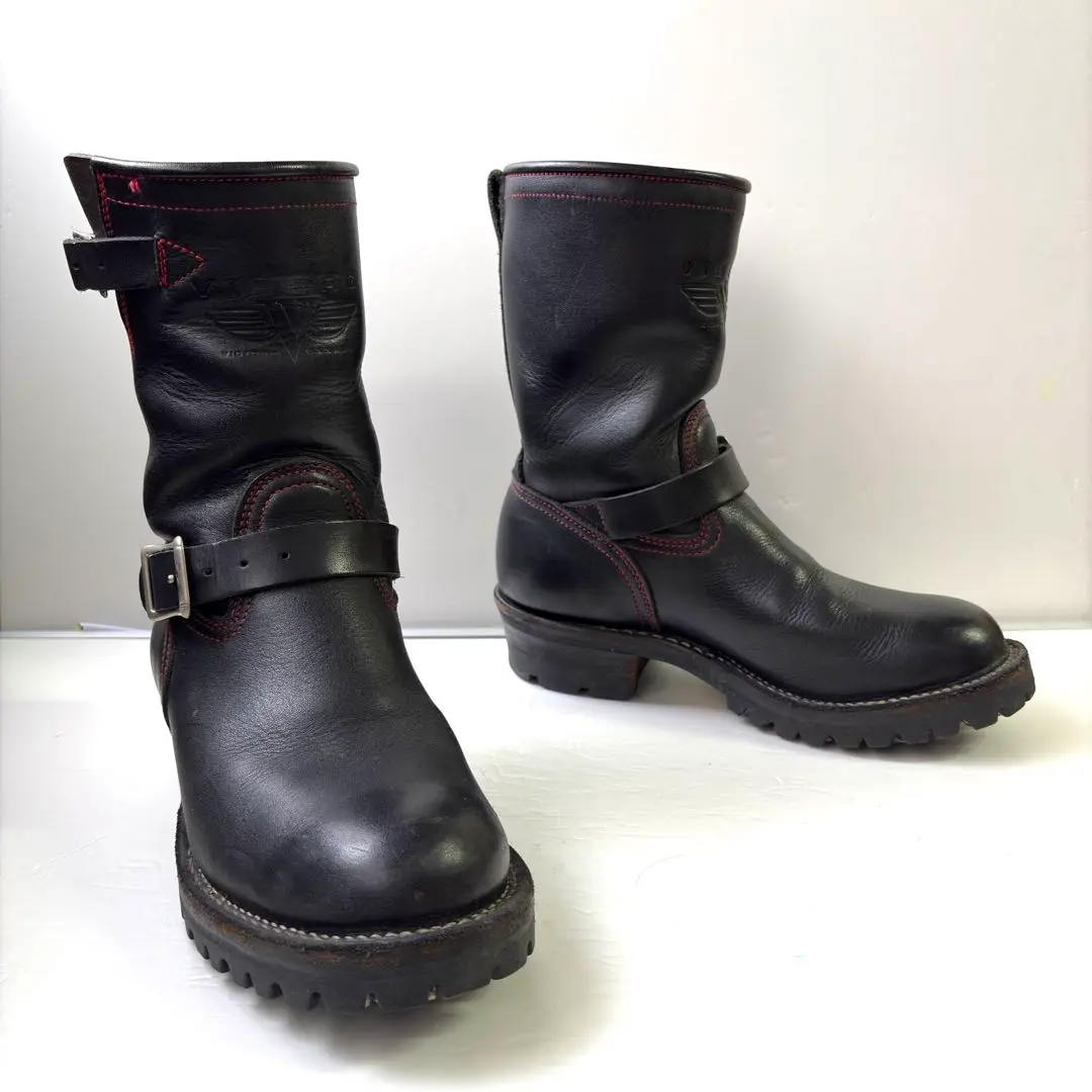 viberg エンジニアブーツ 7 1/2D スエード ブラック viberg エンジニアブーツ 7 1/2D スエード ブラック - メルカリ