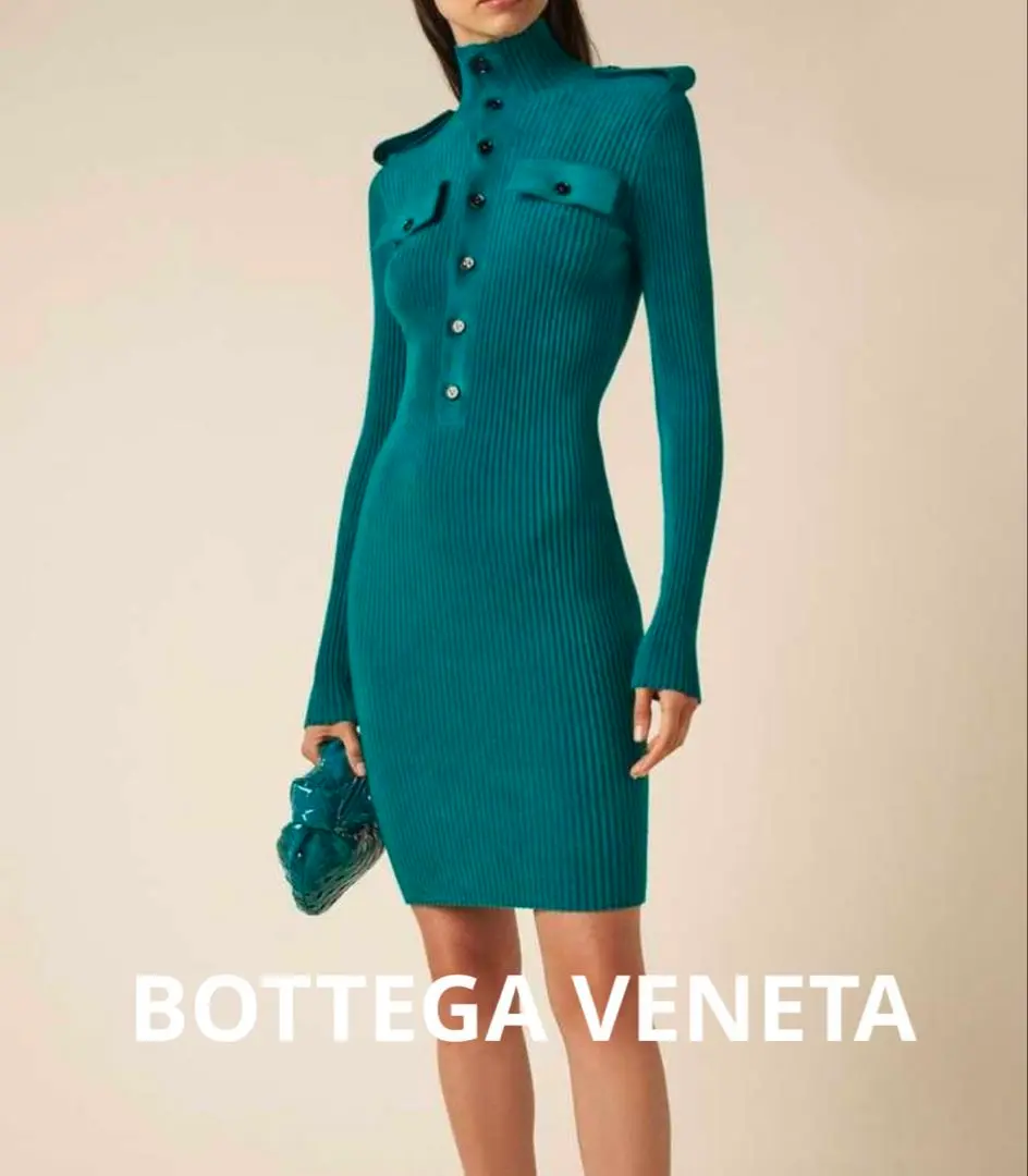 【新品タグ付】ボッテガ・ヴェネタBOTTEGA VENETA膝丈ワンピース 2025年最新】Bottega Veneta レディース ひざ丈ワンピースの人気