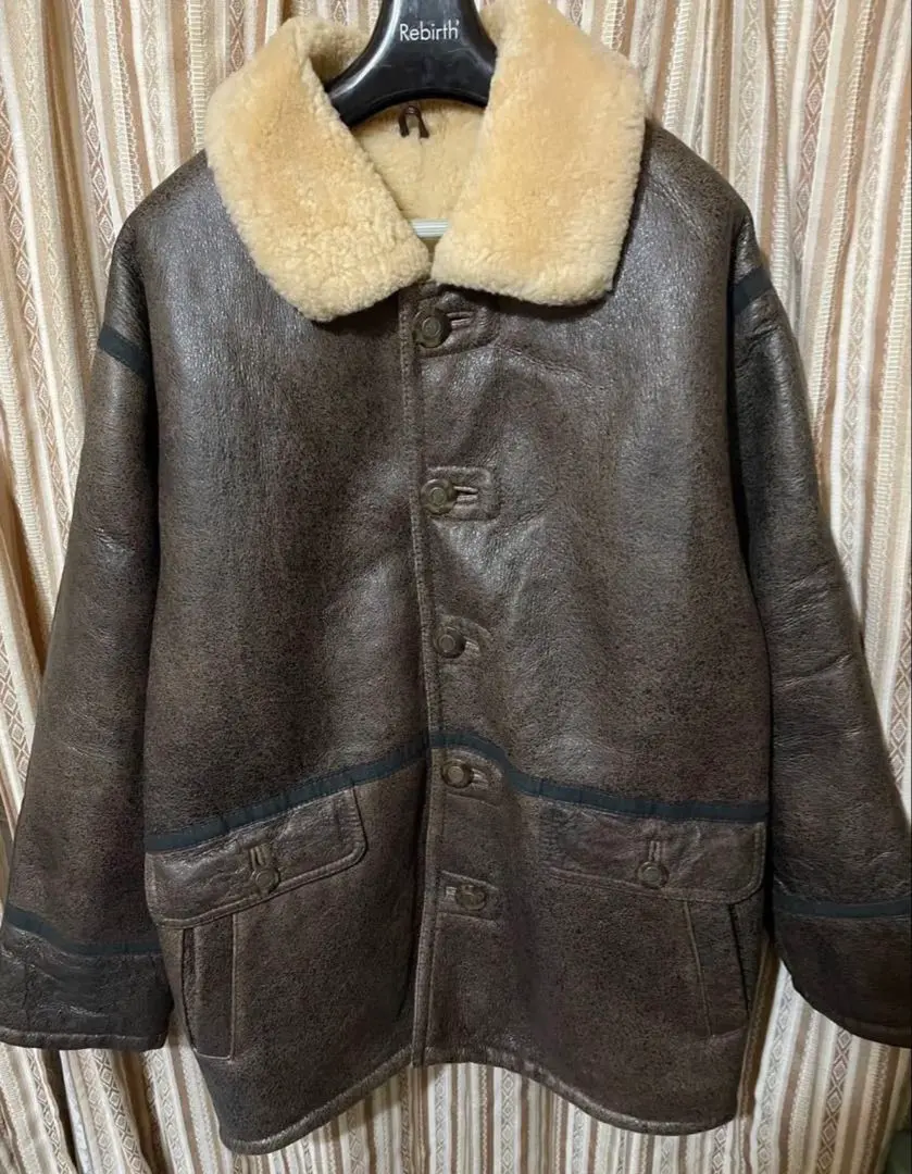 Thumbnail of Real Mouton Leather Coat size L