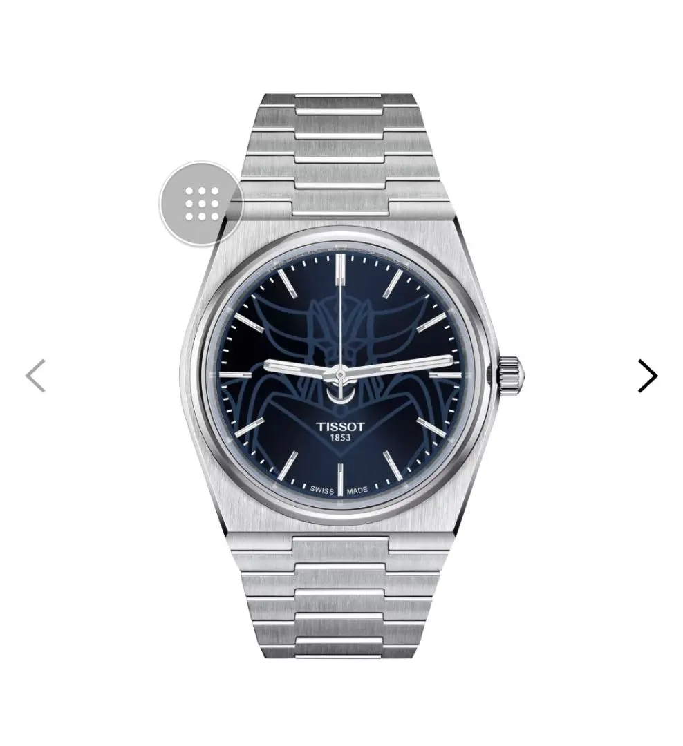 TISSOT 青文字盤 金属ベルト時計 TISSOT 8月から値上！ ティソ 腕時計 メンズ ジェントルマン