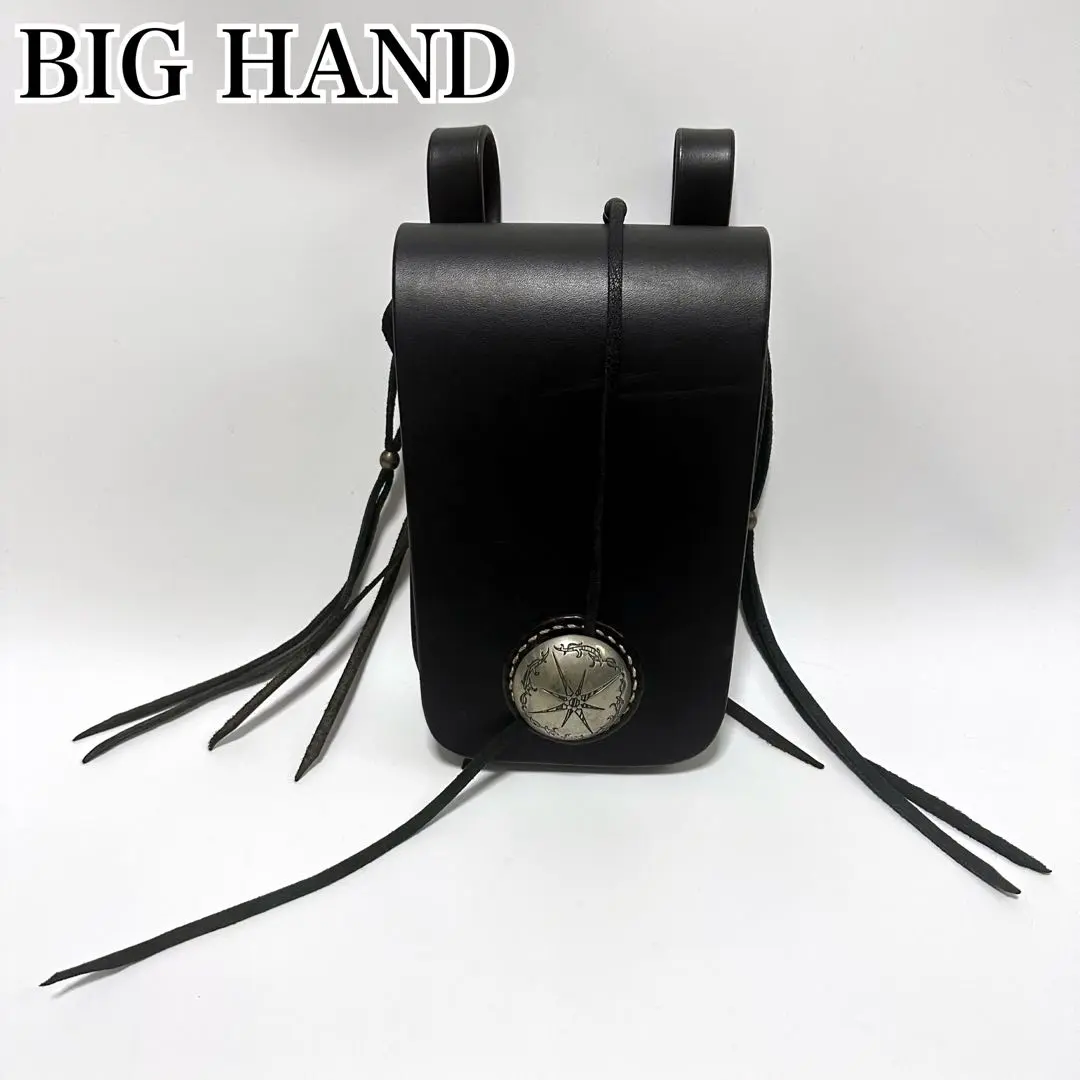 BIG HAND/ビッグハンド/レザー/メディスンバッグ BIG HANDレザー メディスンバッグ小 コードバン 他色あり