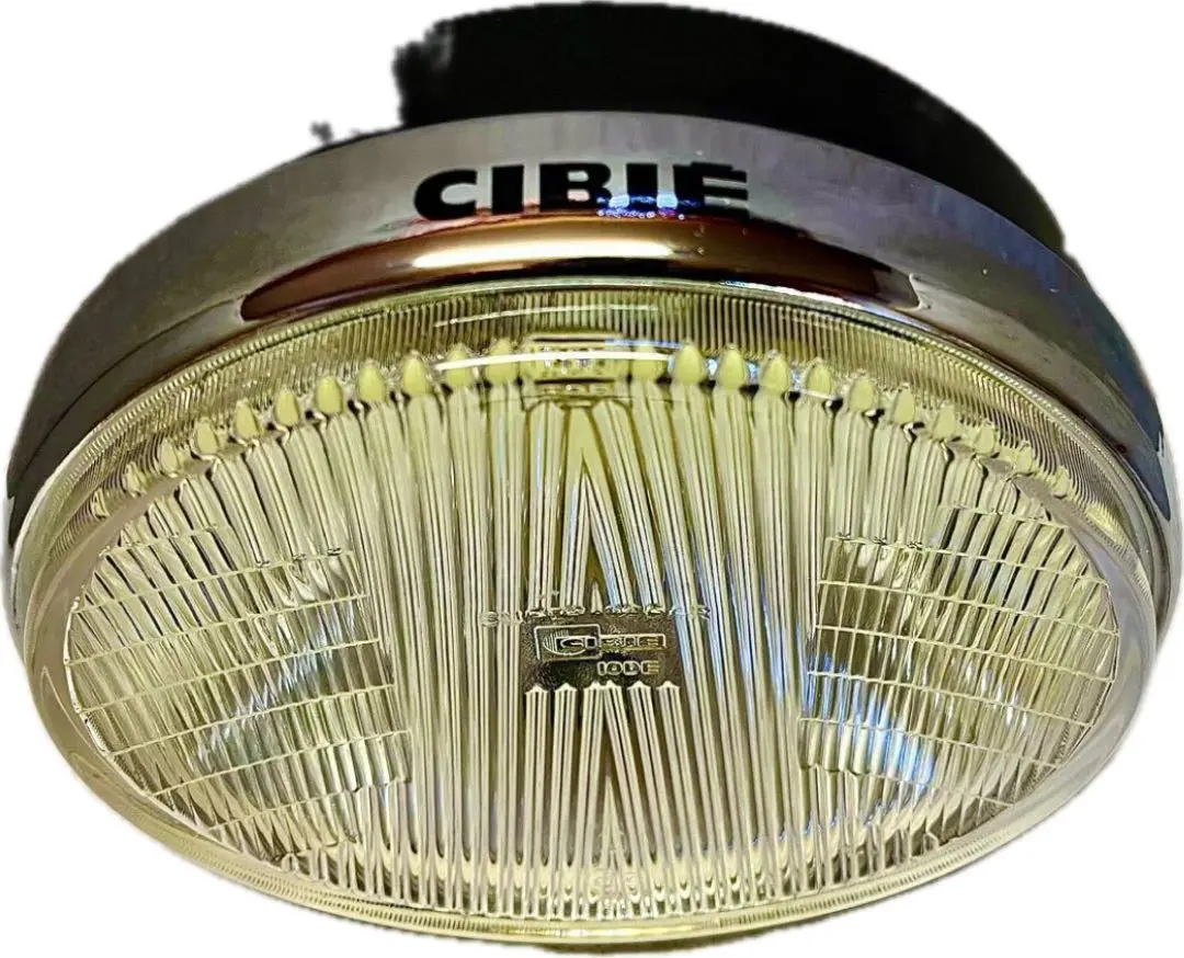 当時物シビエスーパーオスカー180πシビエ凹みレンズ付きヘッドライト/マーシャル Yahoo!オークション - 【CIBIE】SUPER OSCAR 180Φ 凹み ヘッド