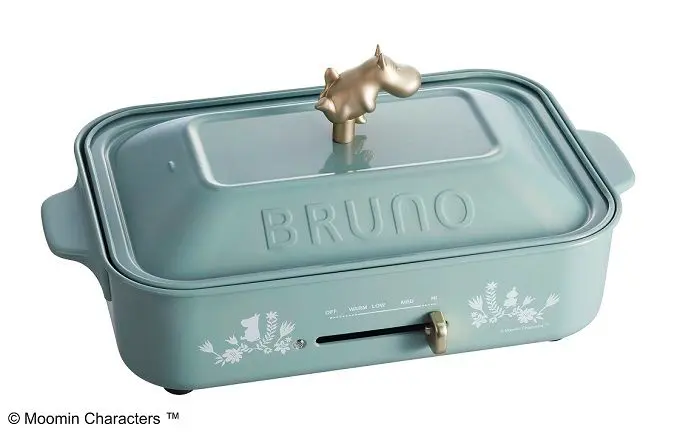 BRUNO ムーミンコンパクトホットプレート 3枚プレート付き ⭐︎廃盤品☆ 2025年最新】bruno ムーミン コンパクトホットプレートの人気