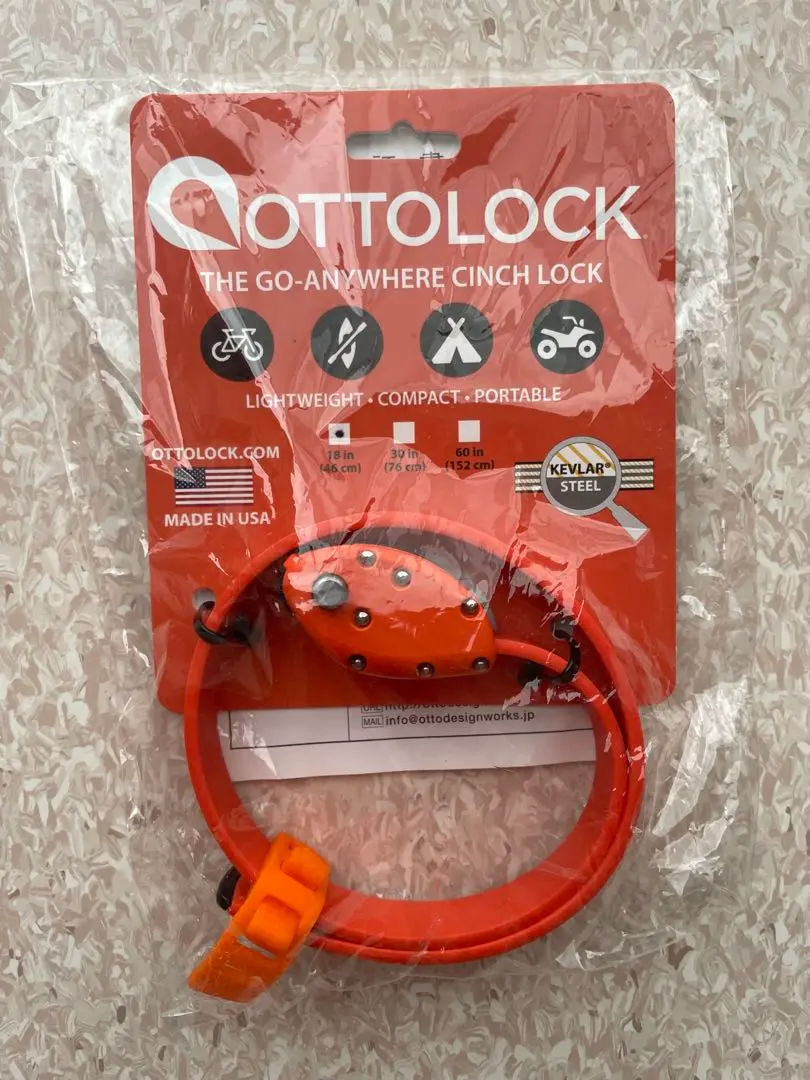 国内正規品　新品未使用　OTTOLOCK  76cm BK　175g 送料無料。 自転車 ロック ottolock」の人気商品一覧 | 安い商品を通販