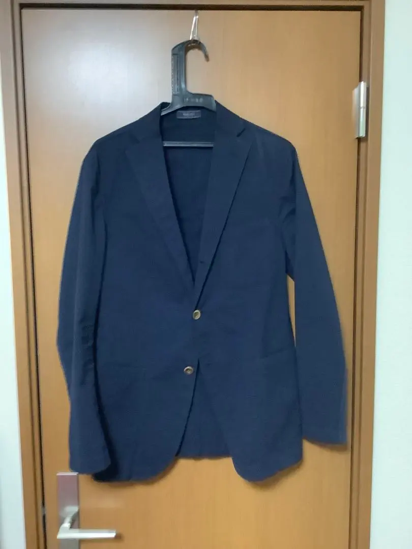 Thumbnail of BOGLIOLI Navy Seersucker Jacket