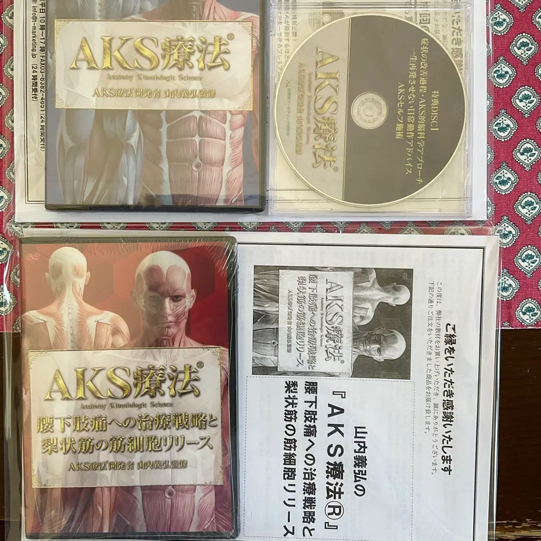 AKS療法 開発者　山内義弘監修　 DVD 2枚組　特典DISC付き Amazon.co.jp: AKS療法 Final本編DVD/上下巻BOX入+特典DVD/上