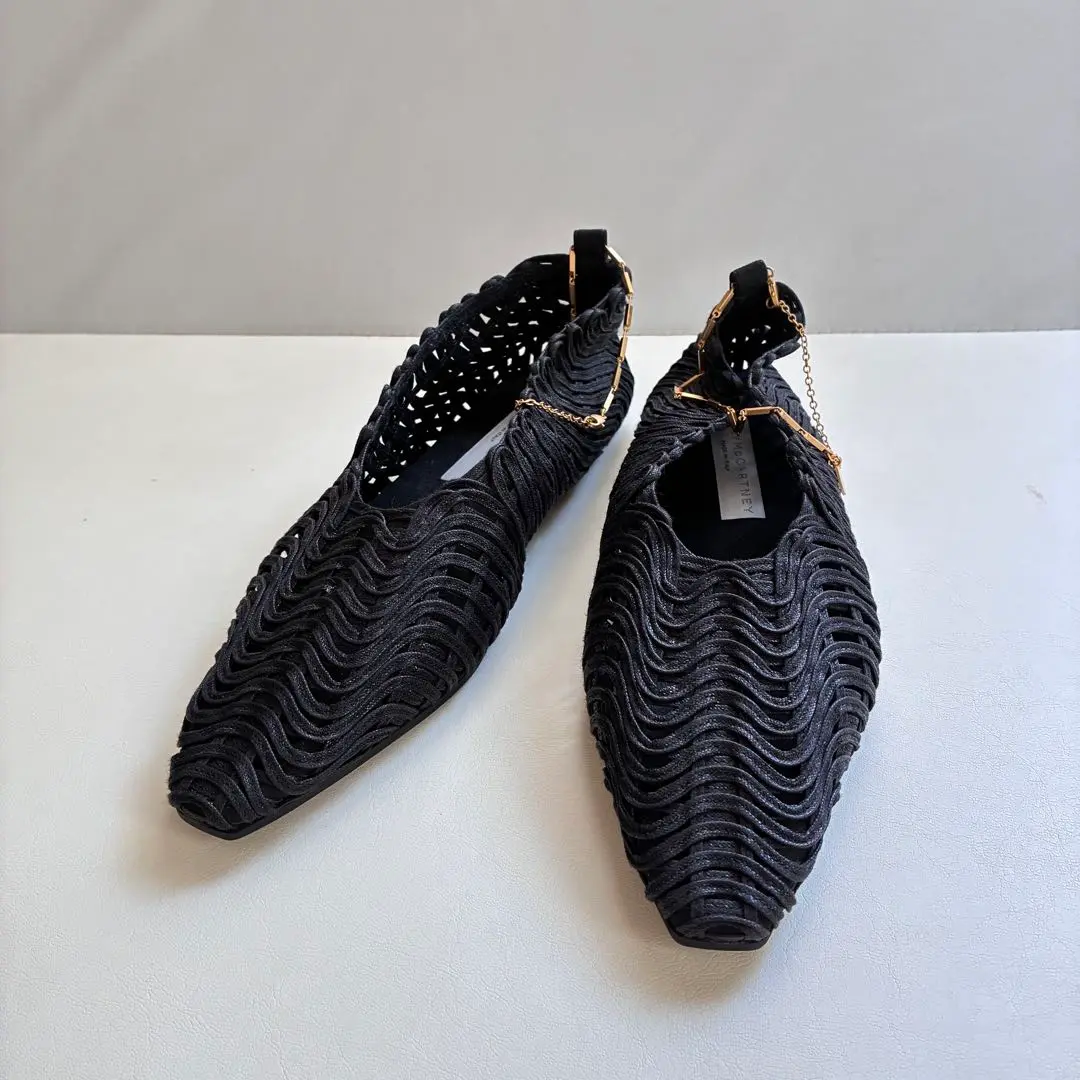 ステラマッカートニー メッシュフラットシューズ未使用 37 2025年最新】STELLA McCARTNEY レディース フラットシューズ