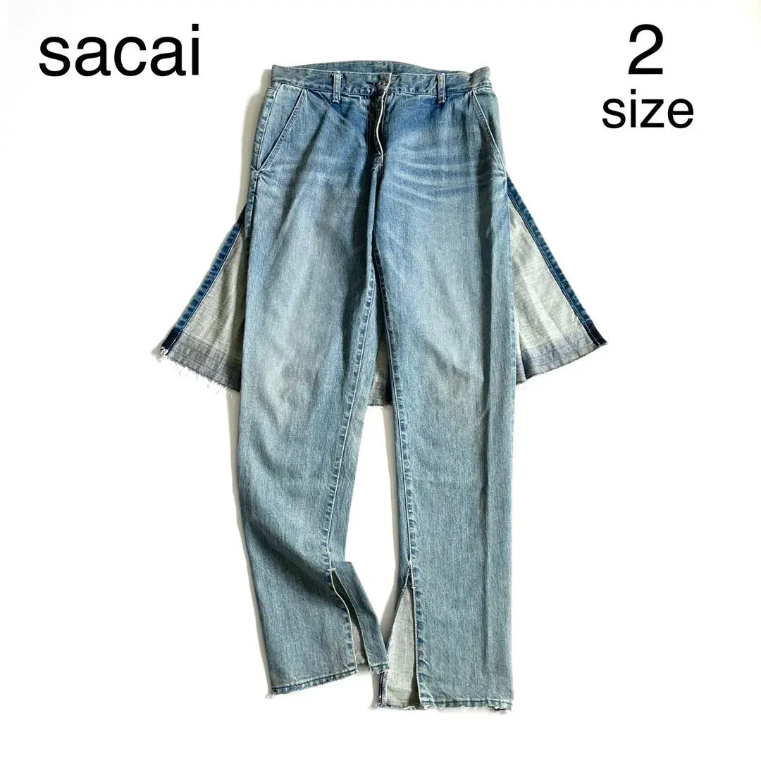 23ss sacai スリムテイパードデニムパンツ インディゴ 阿部千登勢 23ss sacai スリムテイパードデニムパンツ インディゴ 阿部千登勢