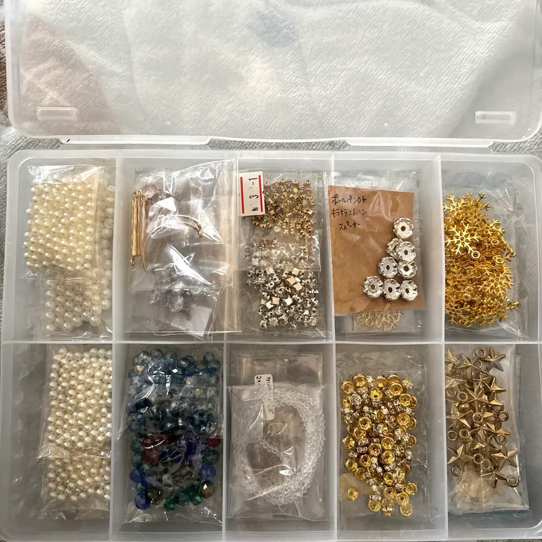 Thumbnail of Accessories materials handmade pearl parts bijou star star unused