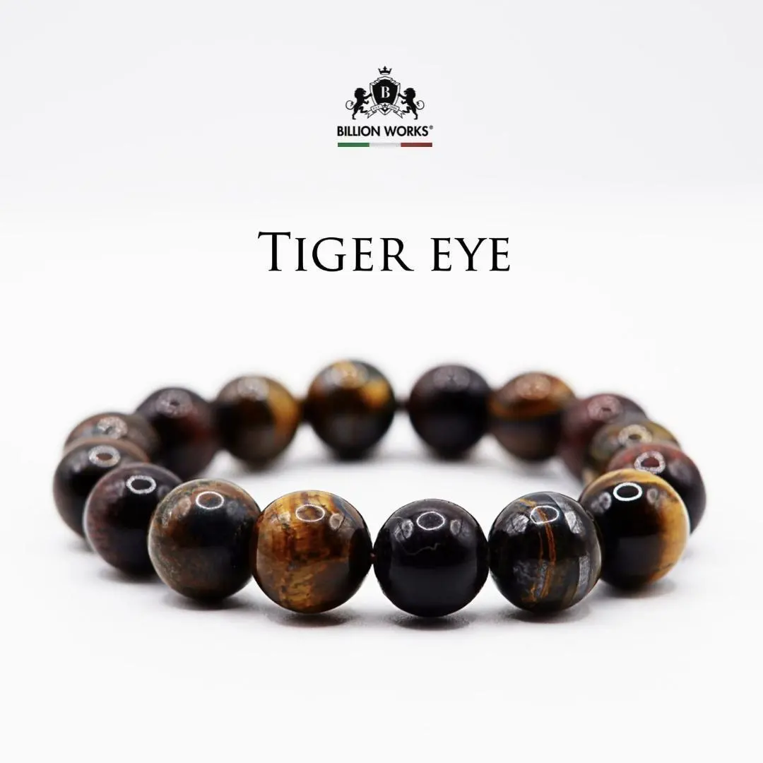 Thumbnail of Bracelet Power Stone Tiger Eye Rosary Bracelet Men's Men's