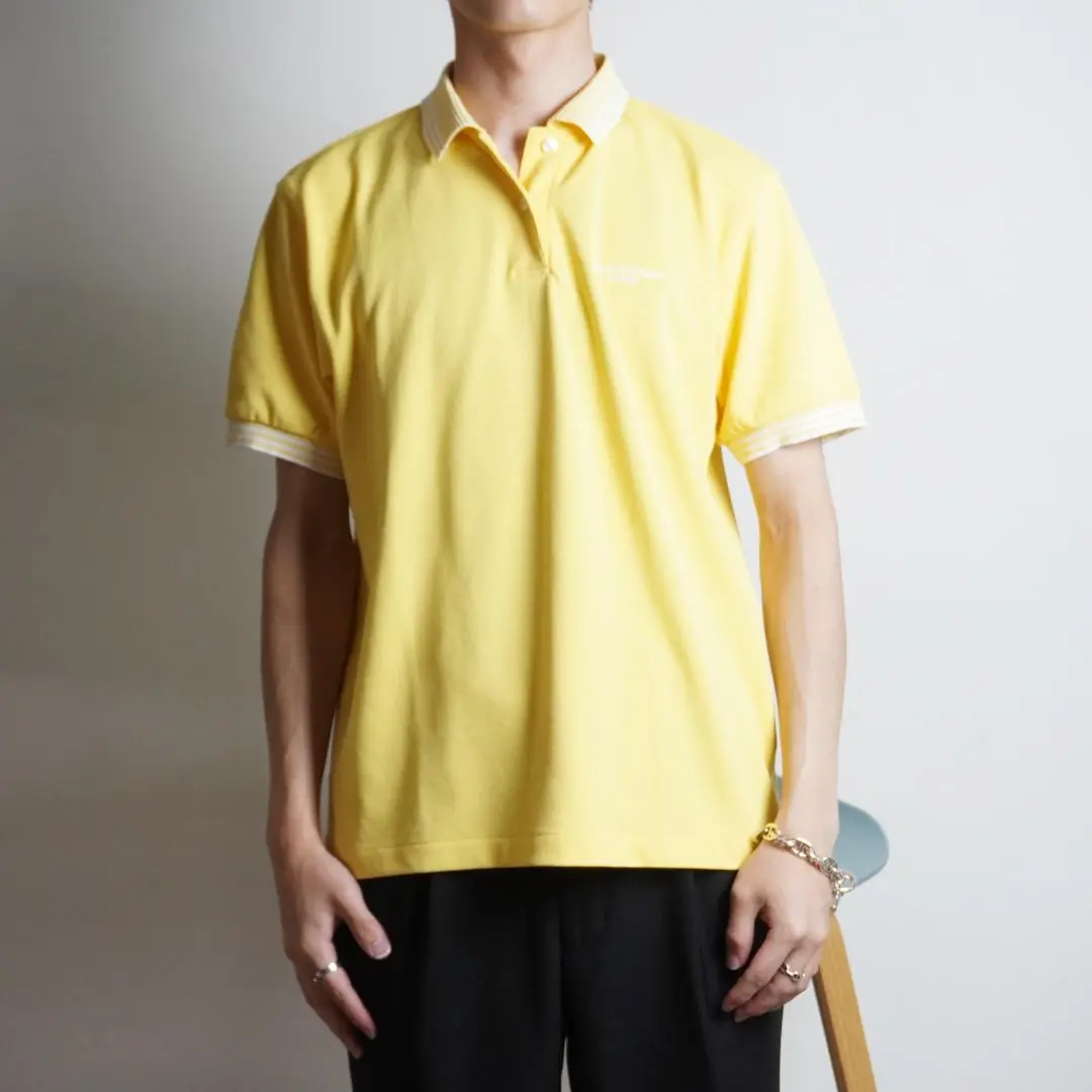 BALENCIAGAバレンシアガ　ポロシャツ　刺繍　GOLF　レア　Lsize BALENCIAGAバレンシアガ ポロシャツ 刺繍 GOLF レア Lsize