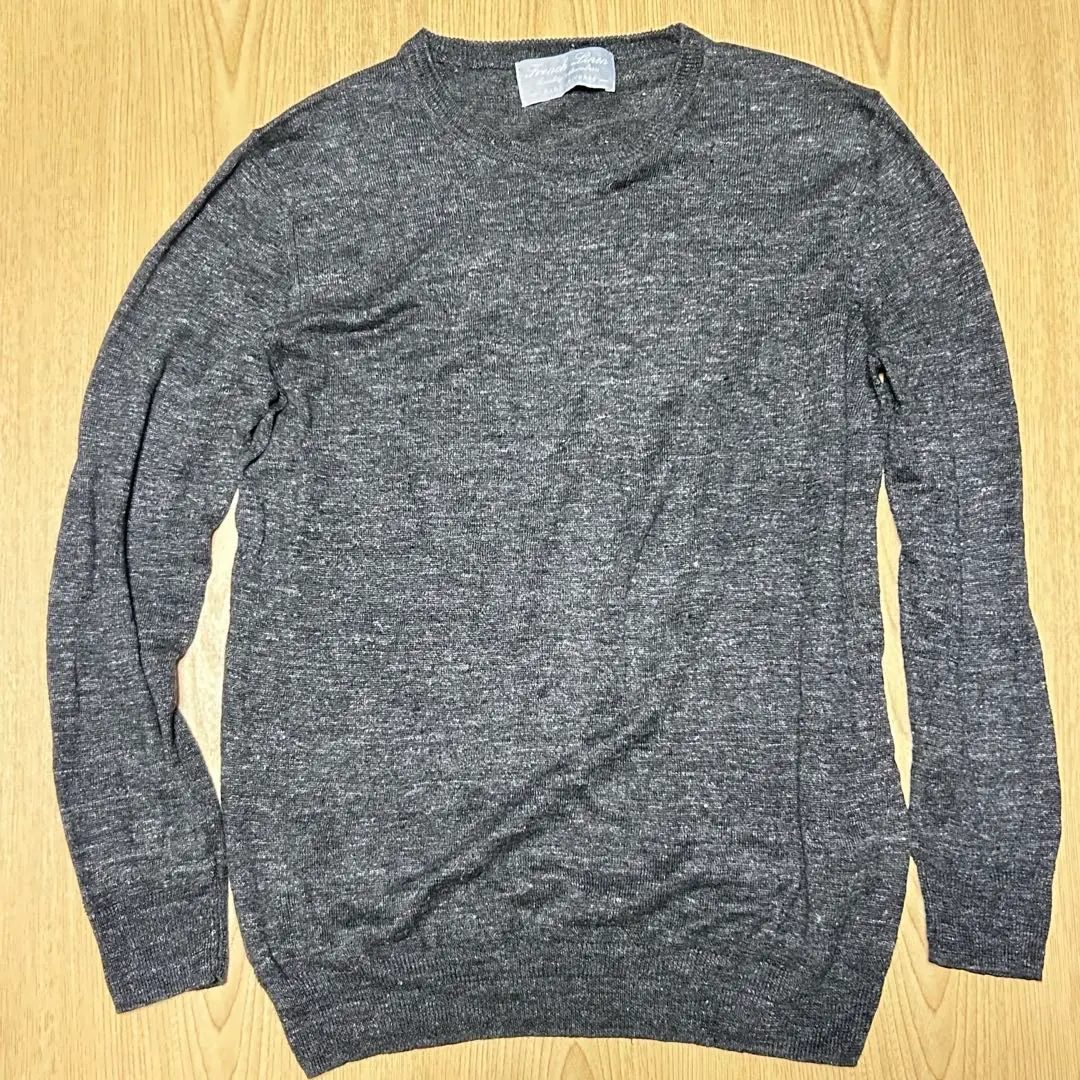 Thumbnail of nano universe gray knit sweater linen