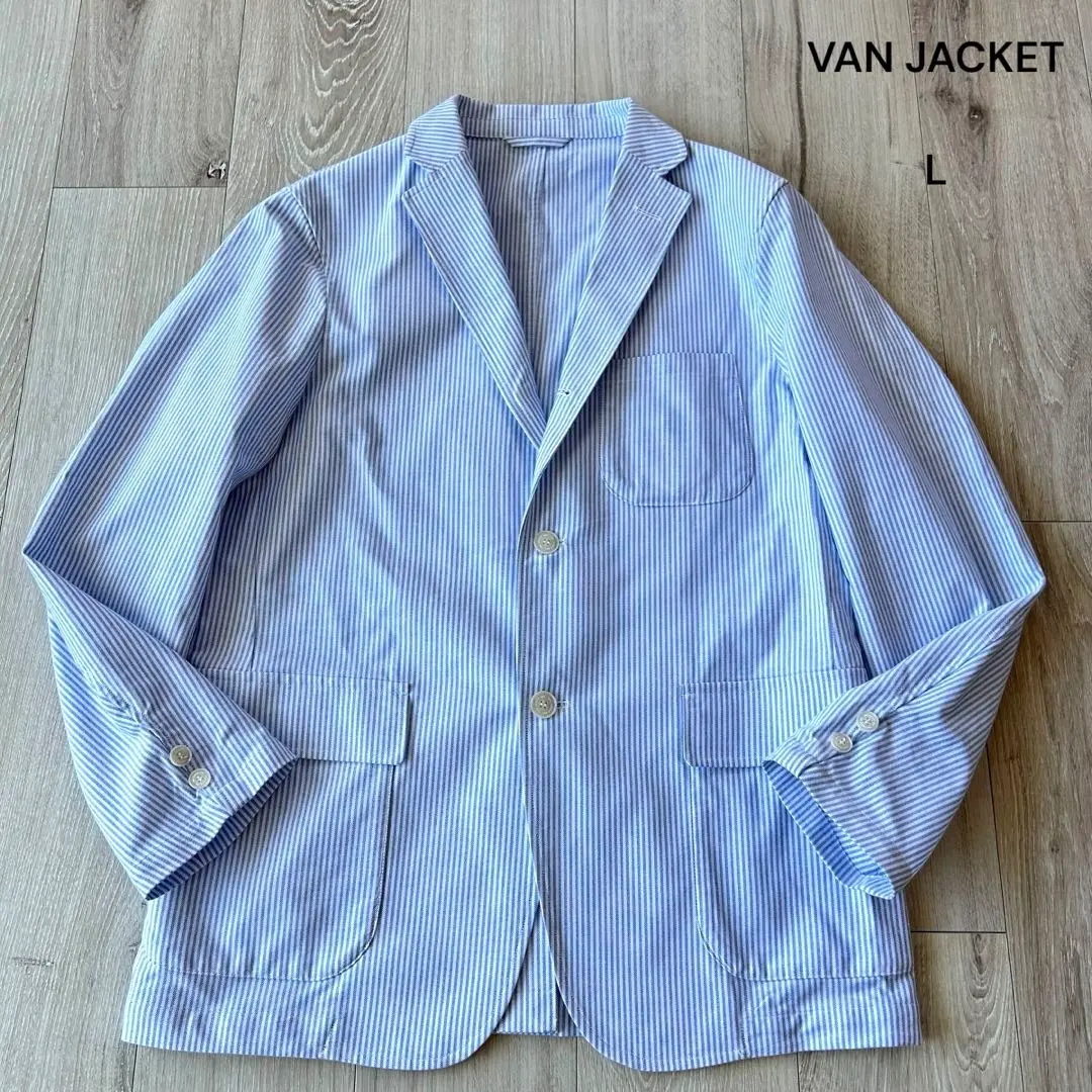 2025年最新】VAN Jacket 柄：ストライプ テーラードジャケットの