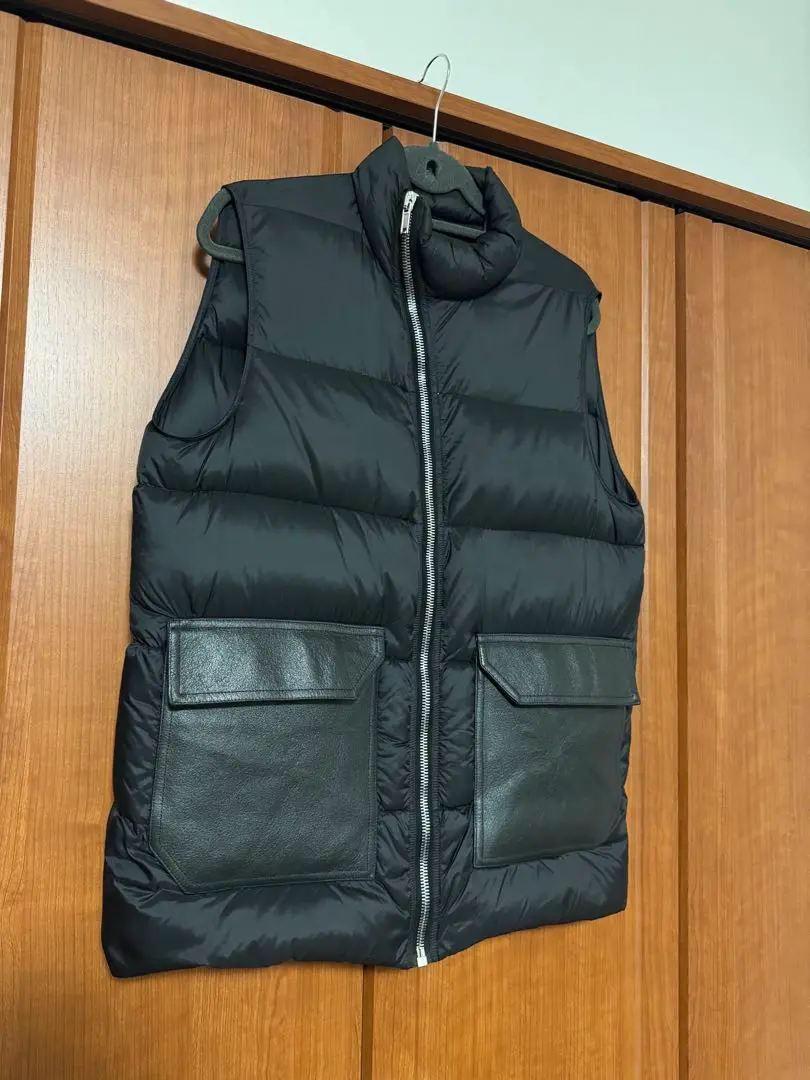 Rick Owens リック オウエンス ベスト キルティング ブラック 関税込】Rick Owens リックオウエンス キルティングベスト (RICK