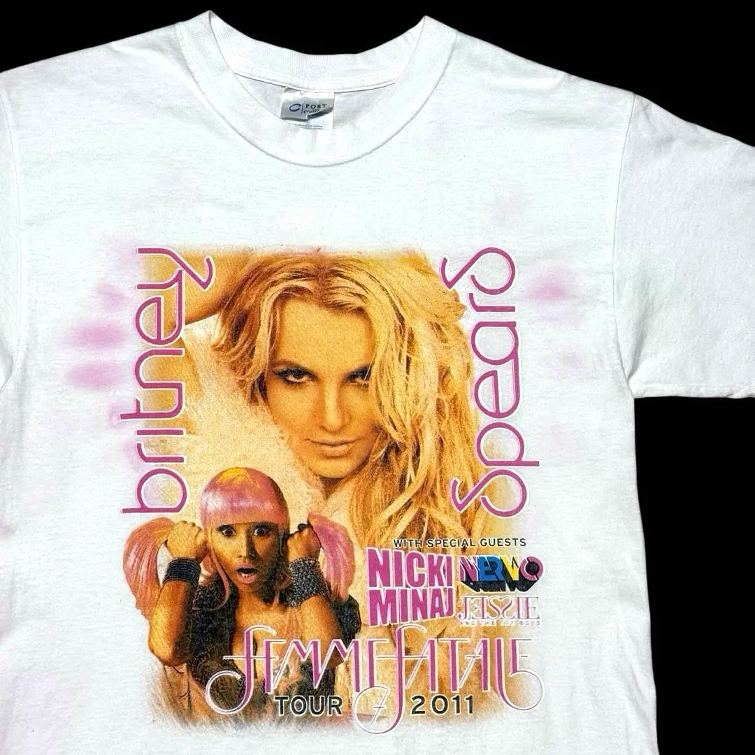 ブリトニースピアーズ 2011 アメリカツアー Tシャツ 00s Y2K 音物 ブリトニースピアーズ 2011 アメリカツアー Tシャツ 00s Y2K 音物