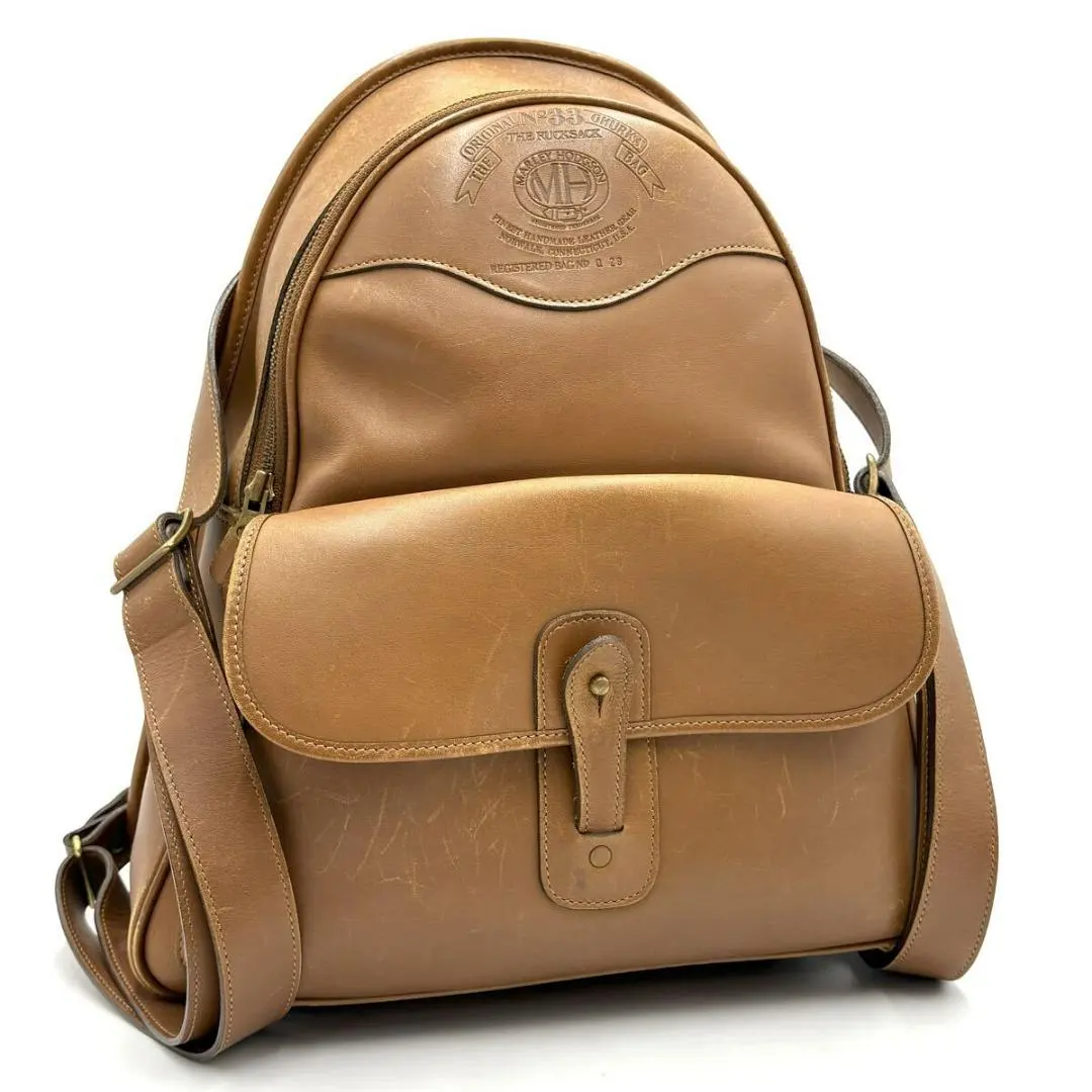 Thumbnail of Discontinued ✨ GHURKA MH Logo No.33 Leather Backpack