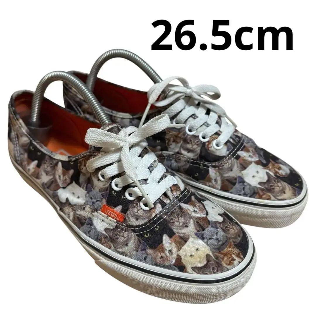 VANS オーセンティック 猫柄 ASPCAコラボ　新品未使用 VANS × ASPCA 猫柄 スニーカー 27.5㎝ - メルカリ