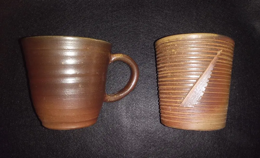 茶道具 備前焼 岡本碧山 造 備前花入 飾壺 箱付 備前焼 岡本碧山造 備前花入 窯変 花瓶 飾壺 箱付 / 花器 茶道具