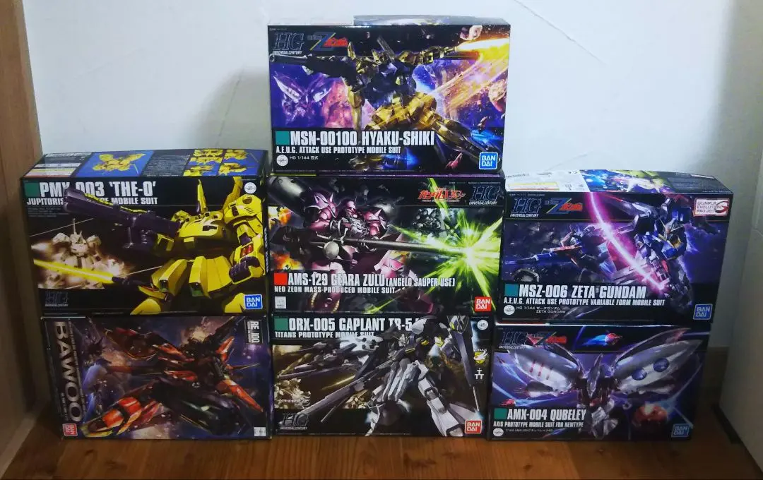 高達模型 7件套 鋼彈模型 【全新未使用】 的縮圖