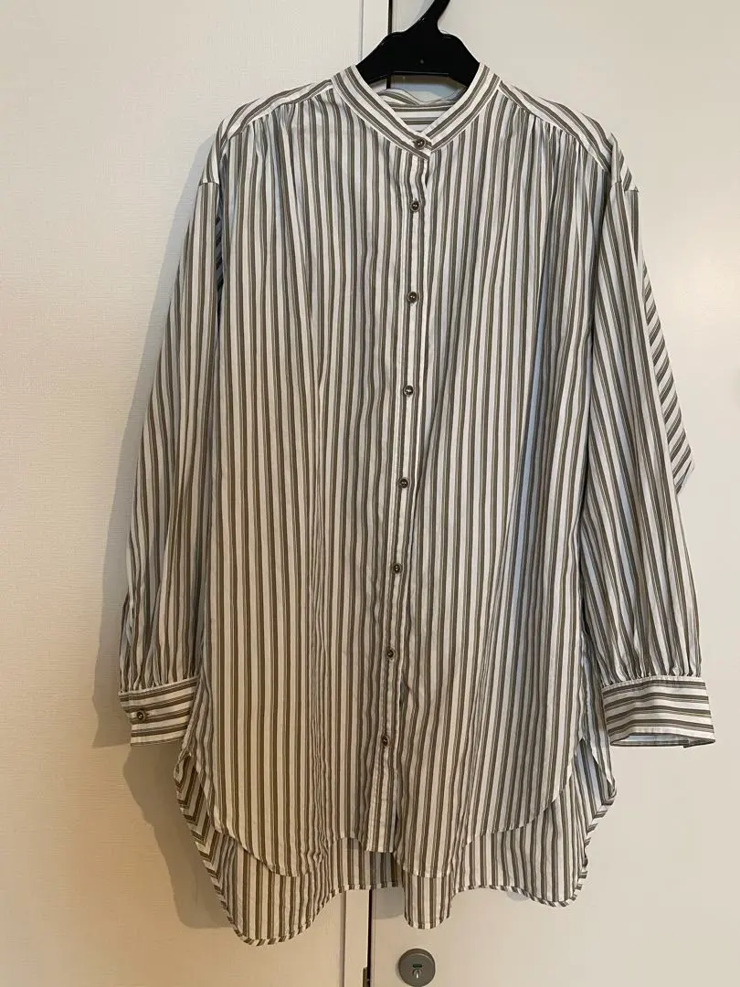 Thumbnail of LA MARINE FRANCAISE Striped Band Collar Tunic