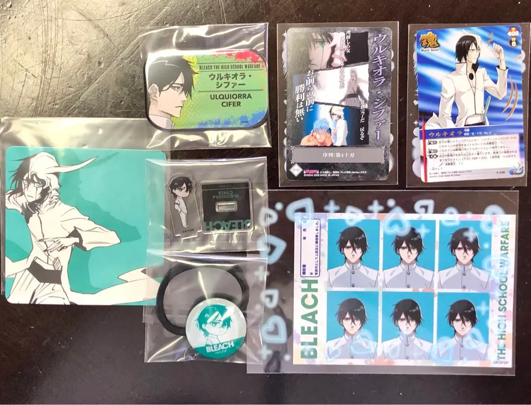 BLEACH ウルキオラ 缶バッジ 証明写真風ブロマイド - メルカリ