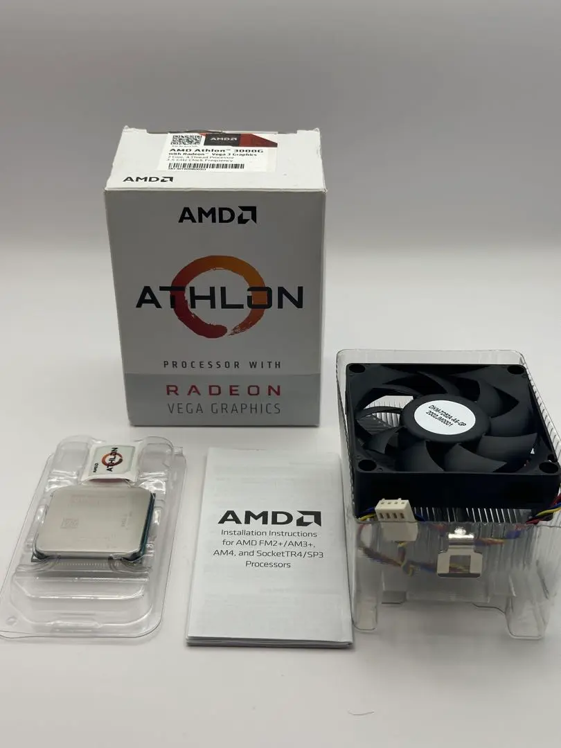 【AMD Athlon 3000G】美品 外箱あり その他付属品あり Amazon.com: Amd Athlon 3000g 3.5GHz 2-Color, 4-Threads, 5mb