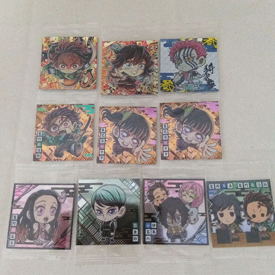 Thumbnail of Demon Slayer Full Color Sticker Set - 10 Stickers